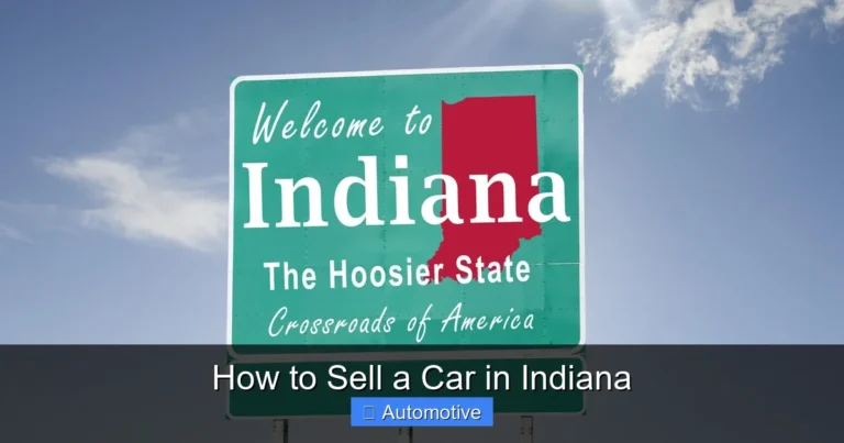 How to Sell a Car in Indiana