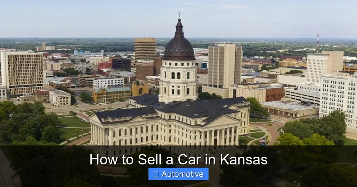 How to Sell a Car in Kansas