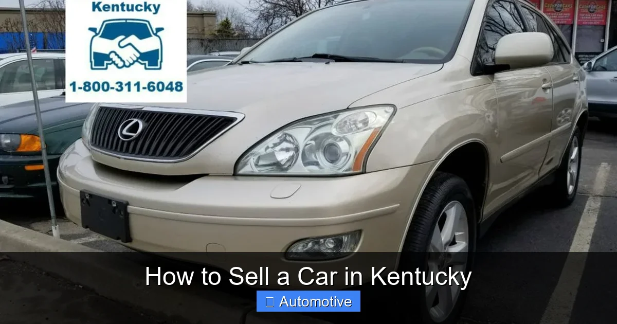 How to Sell a Car in Kentucky