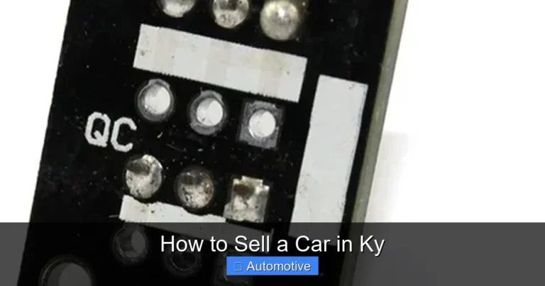 How to Sell a Car in Ky