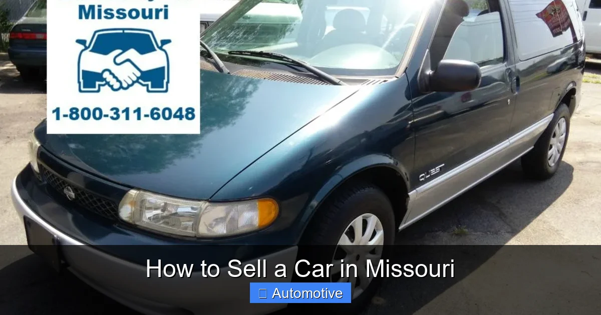 How to Sell a Car in Missouri