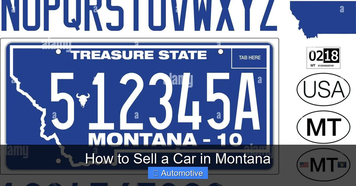 How to Sell a Car in Montana