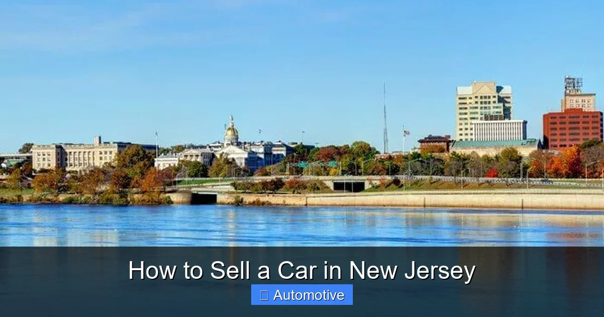 How to Sell a Car in New Jersey