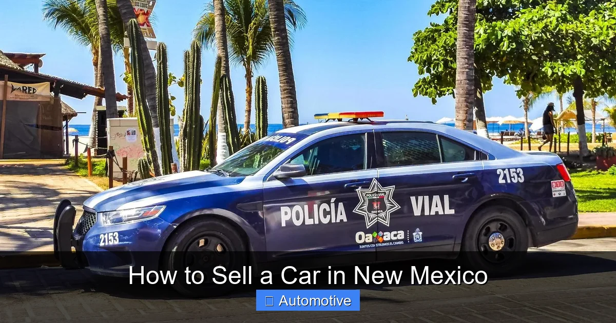 How to Sell a Car in New Mexico