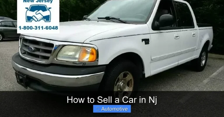 How to Sell a Car in Nj