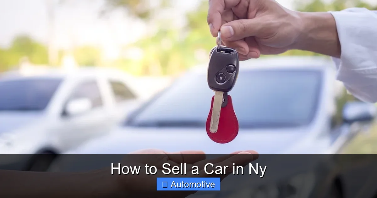 How to Sell a Car in Ny