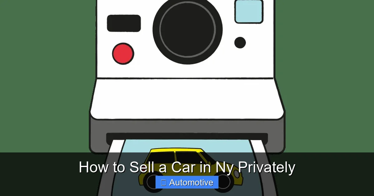How to Sell a Car in Ny Privately