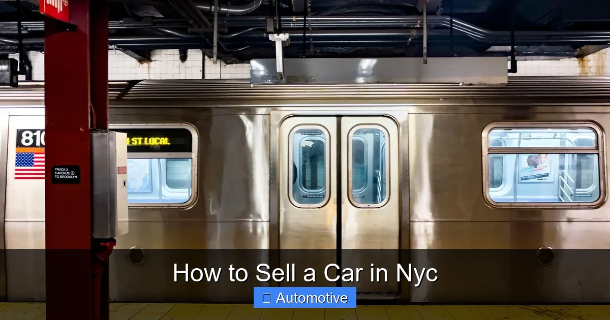 How to Sell a Car in Nyc