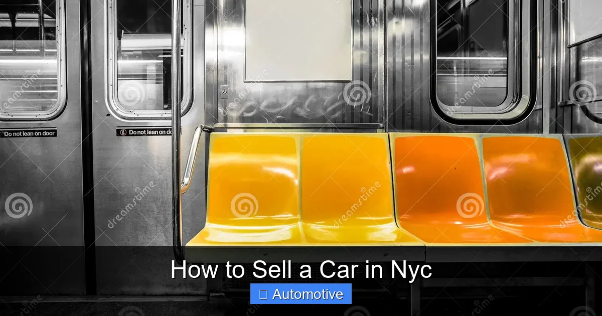 How to Sell a Car in Nyc