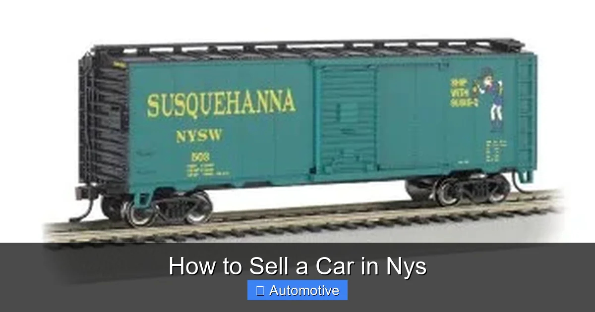 How to Sell a Car in Nys