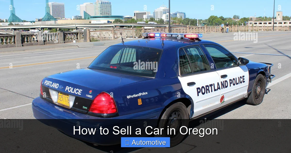 How to Sell a Car in Oregon