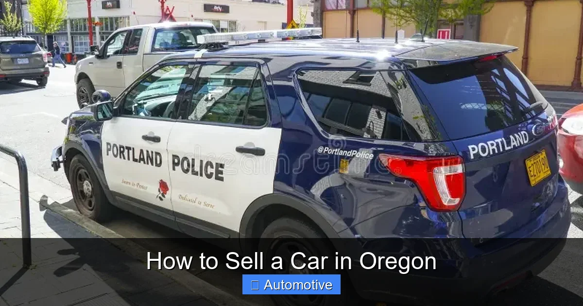 How to Sell a Car in Oregon