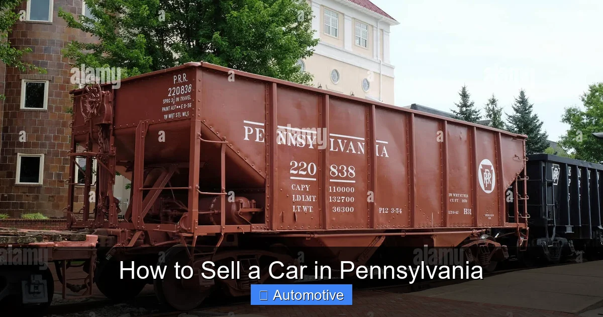 How to Sell a Car in Pennsylvania