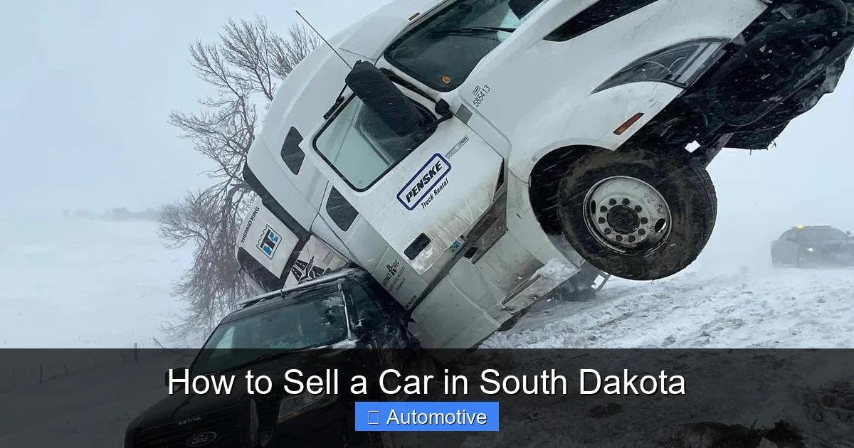 How to Sell a Car in South Dakota