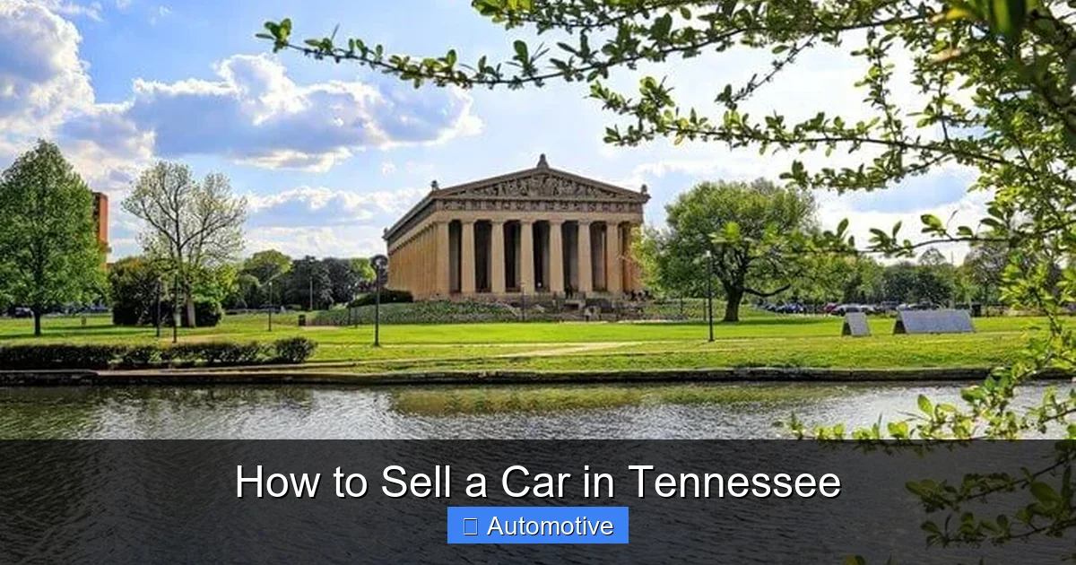 How to Sell a Car in Tennessee