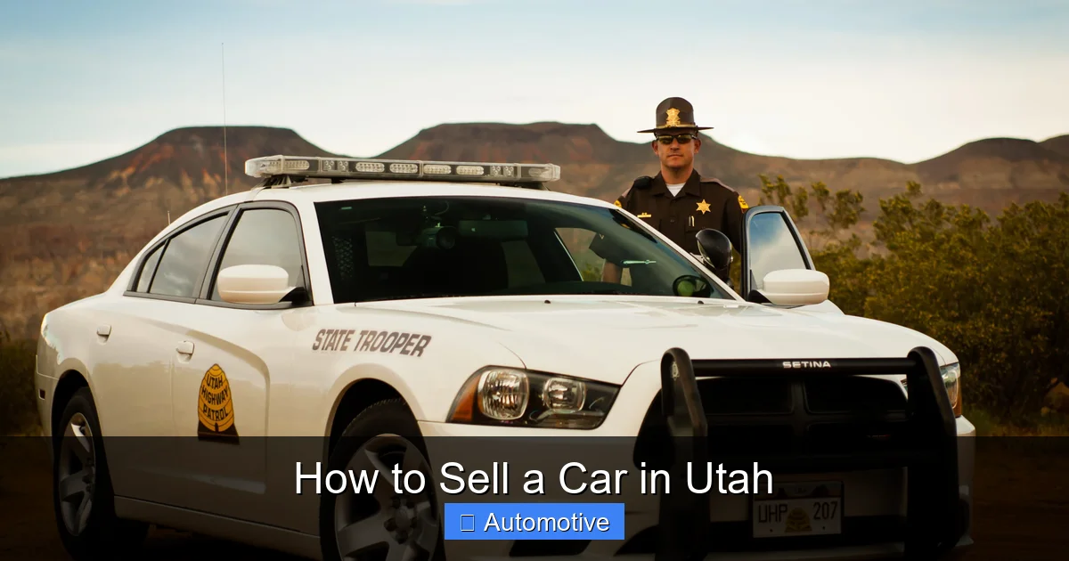 How to Sell a Car in Utah