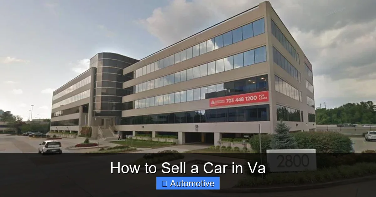 How to Sell a Car in Va