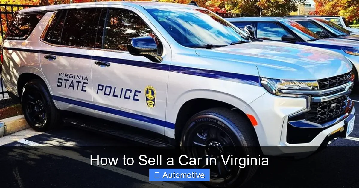 How to Sell a Car in Virginia