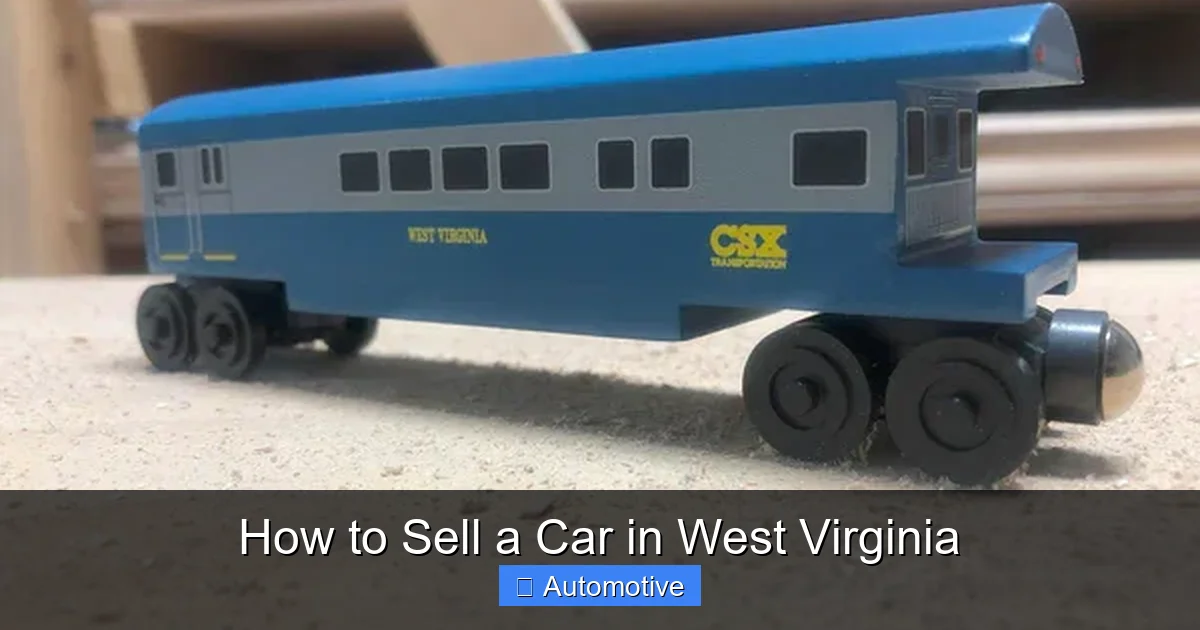 How to Sell a Car in West Virginia