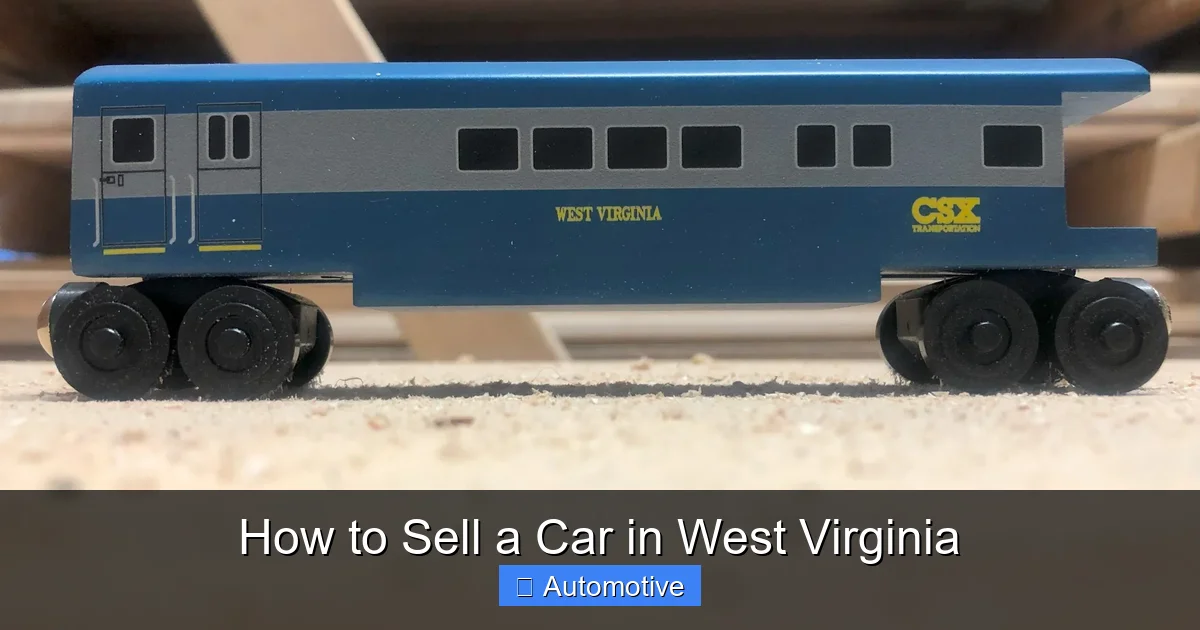 How to Sell a Car in West Virginia