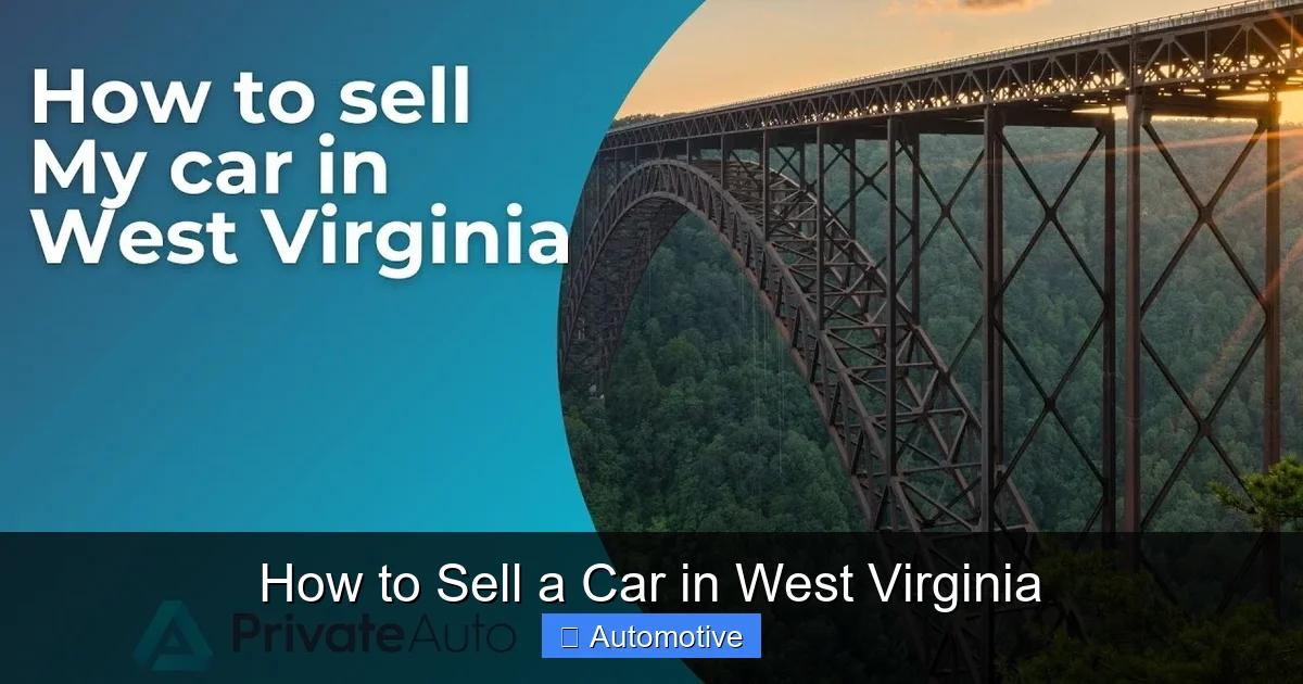 How to Sell a Car in West Virginia