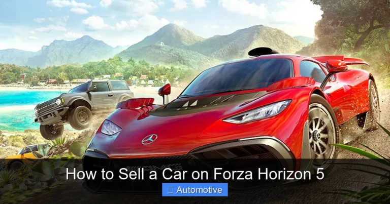 How to Sell a Car on Forza Horizon 5