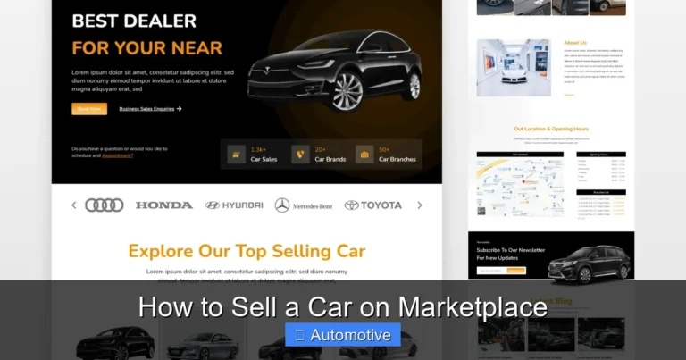 How to Sell a Car on Marketplace