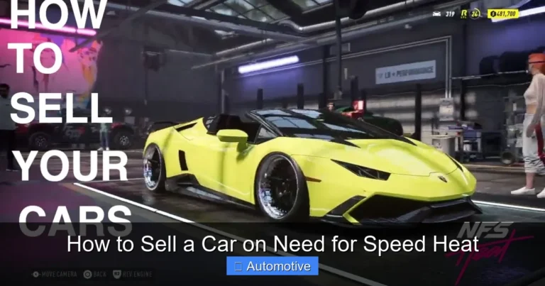 How to Sell a Car on Need for Speed Heat