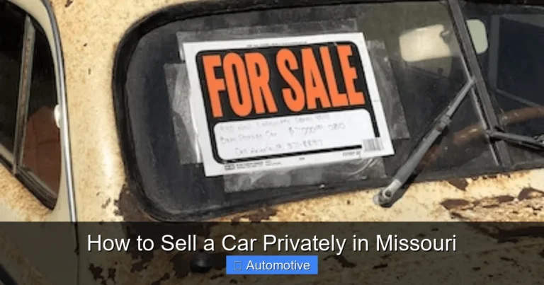 How to Sell a Car Privately in Missouri