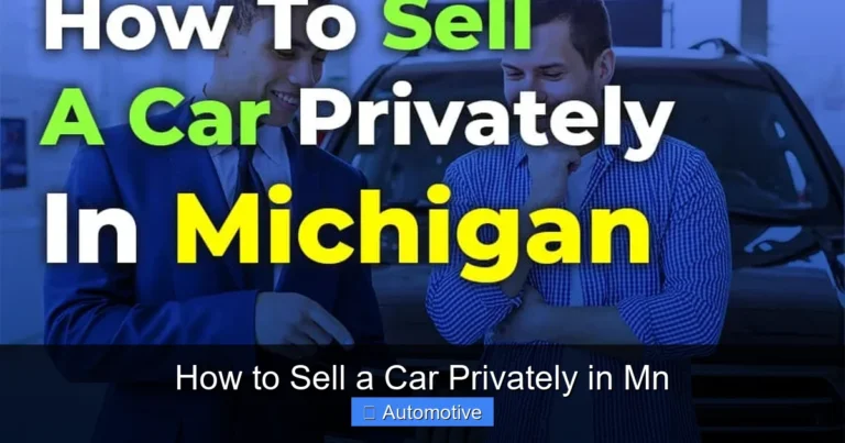How to Sell a Car Privately in Mn