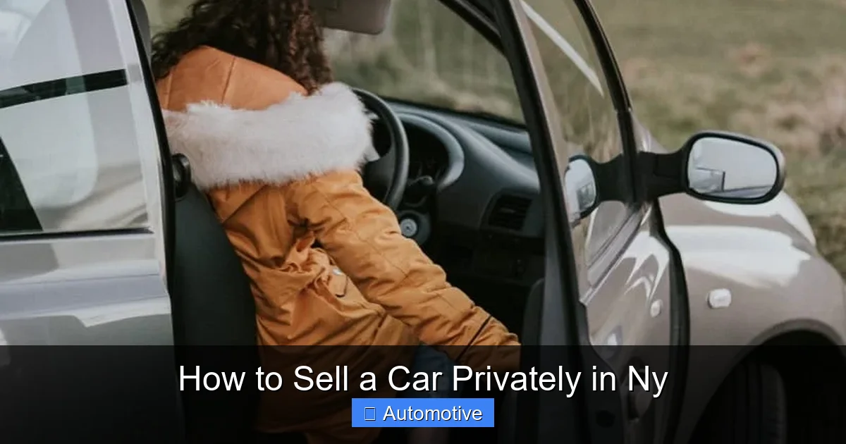 How to Sell a Car Privately in Ny