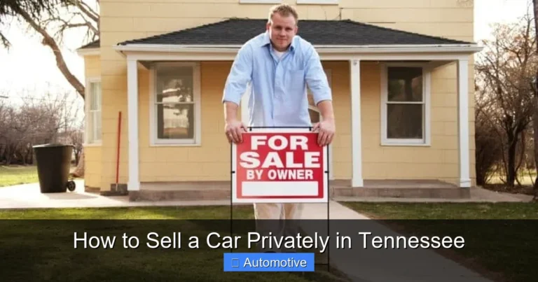 How to Sell a Car Privately in Tennessee
