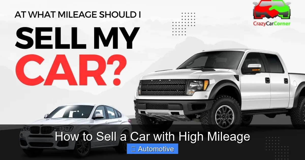 How to Sell a Car with High Mileage