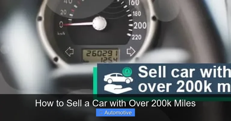 How to Sell a Car with Over 200k Miles