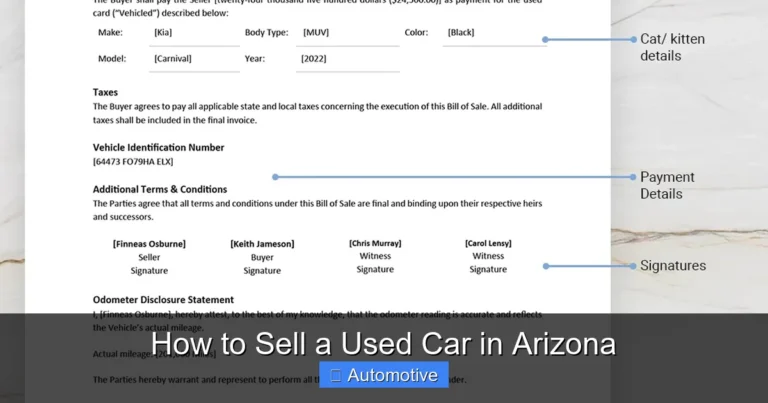 How to Sell a Used Car in Arizona
