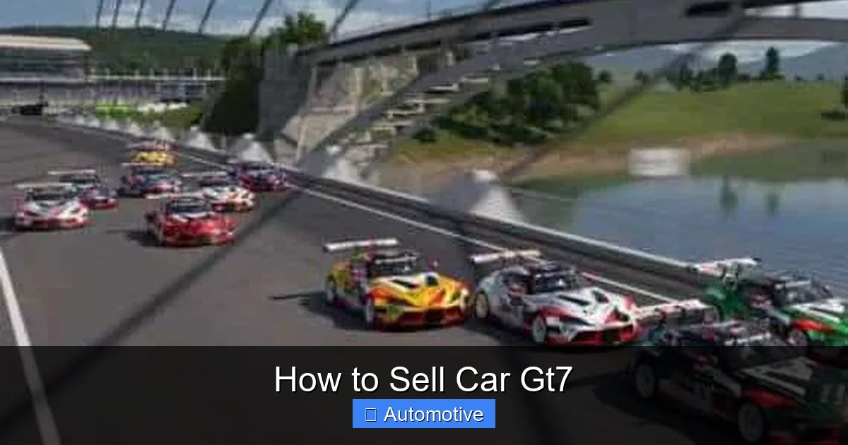 How to Sell Car Gt7