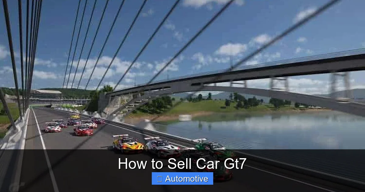 How to Sell Car Gt7