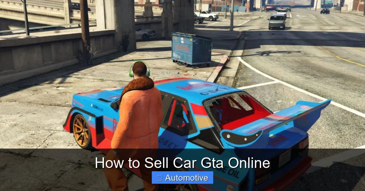 How to Sell Car Gta Online