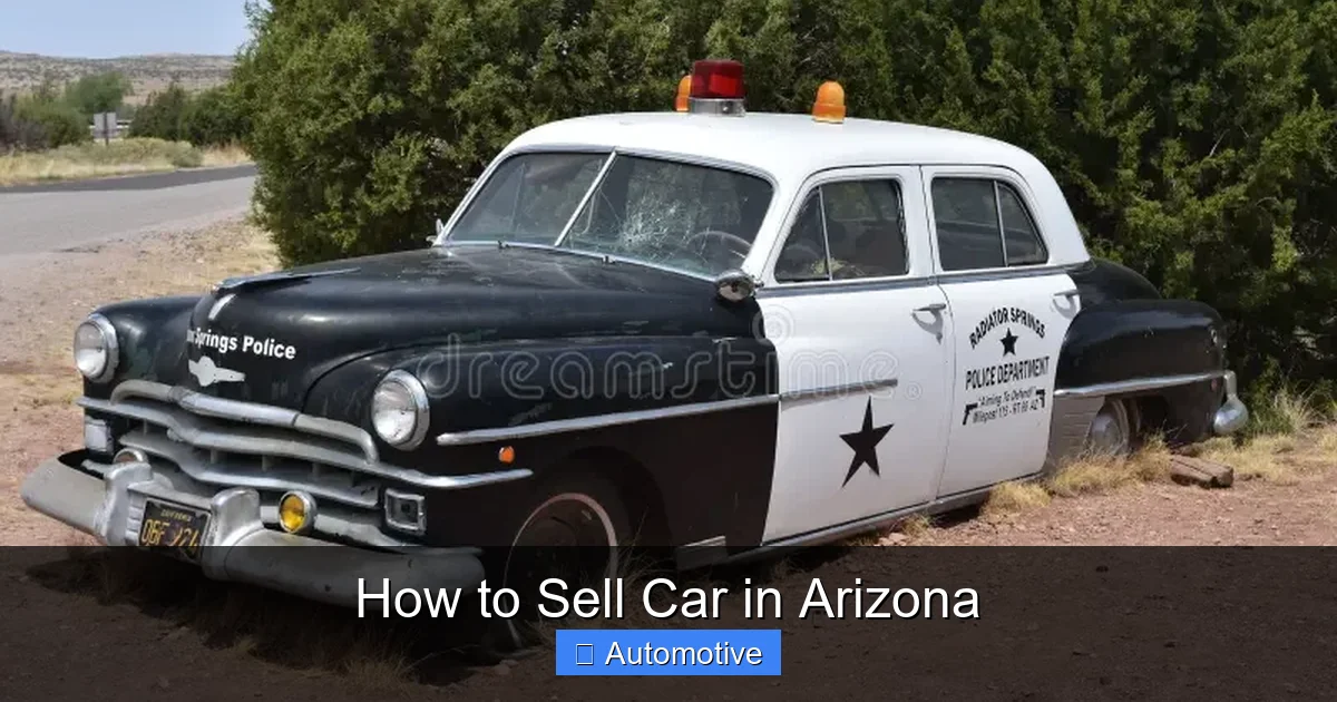 How to Sell Car in Arizona