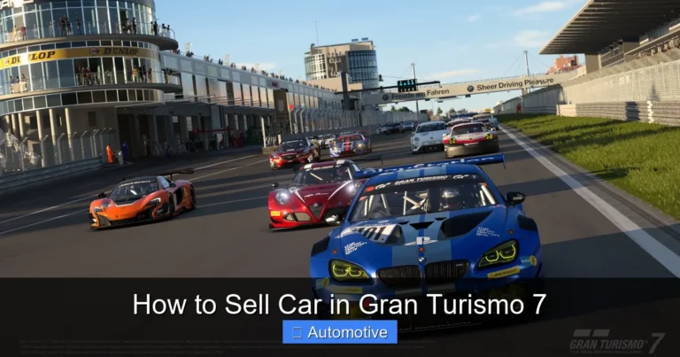 How to Sell Car in Gran Turismo 7