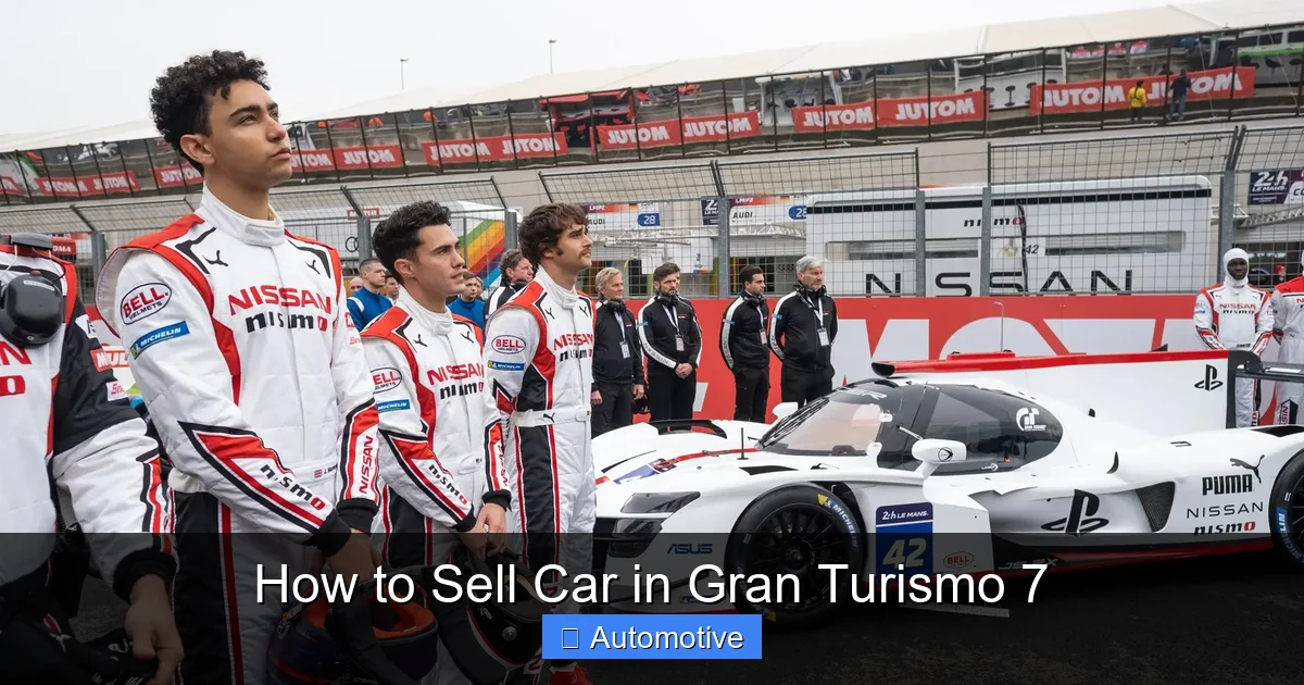 How to Sell Car in Gran Turismo 7