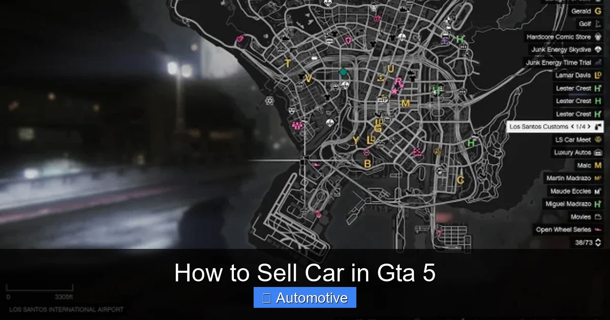 How to Sell Car in Gta 5