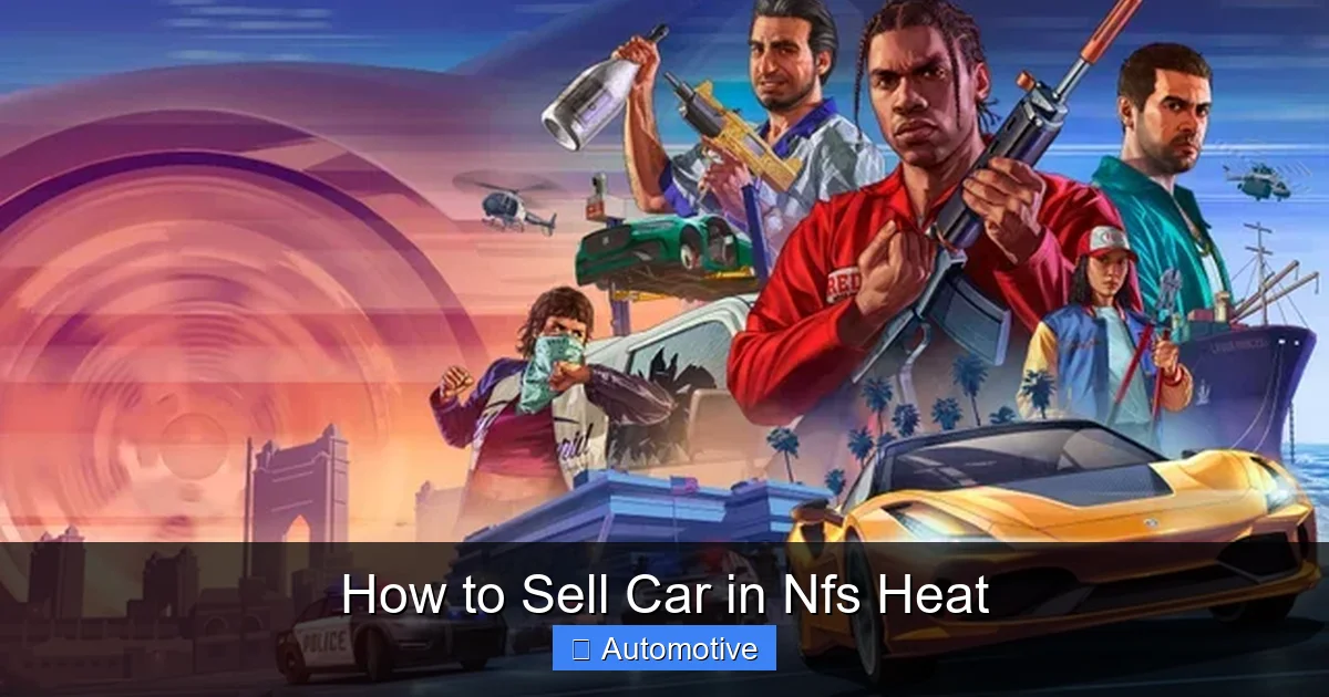 How to Sell Car in Nfs Heat