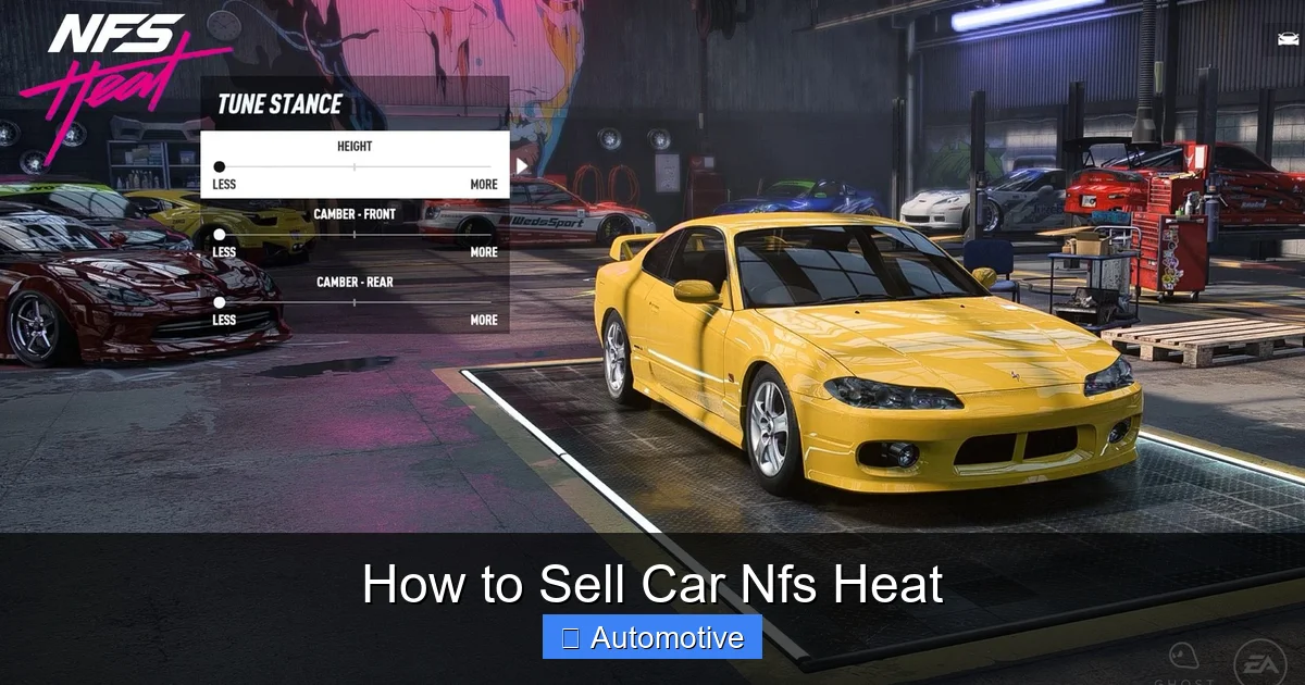 How to Sell Car Nfs Heat