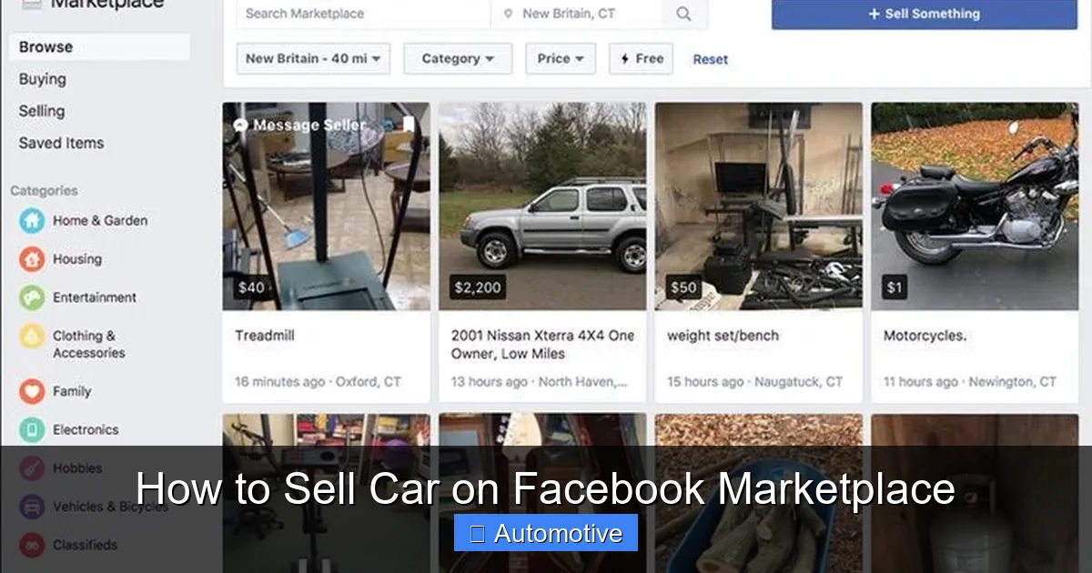How to Sell Car on Facebook Marketplace