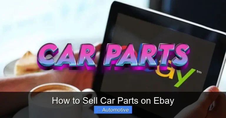 How to Sell Car Parts on Ebay