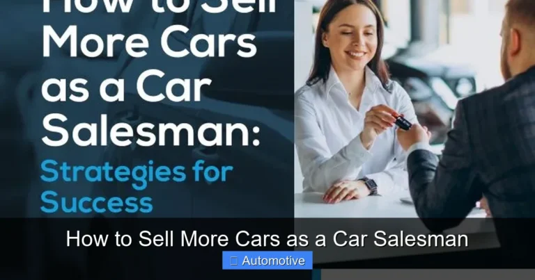 How to Sell More Cars as a Car Salesman