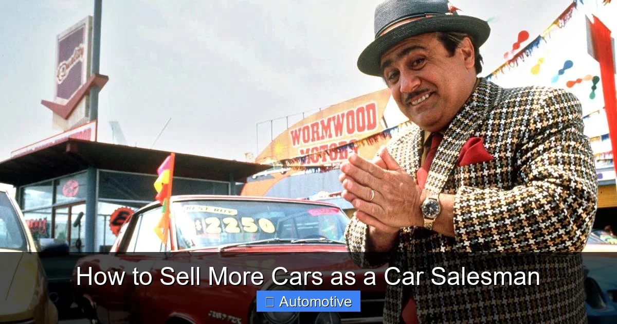 How to Sell More Cars as a Car Salesman
