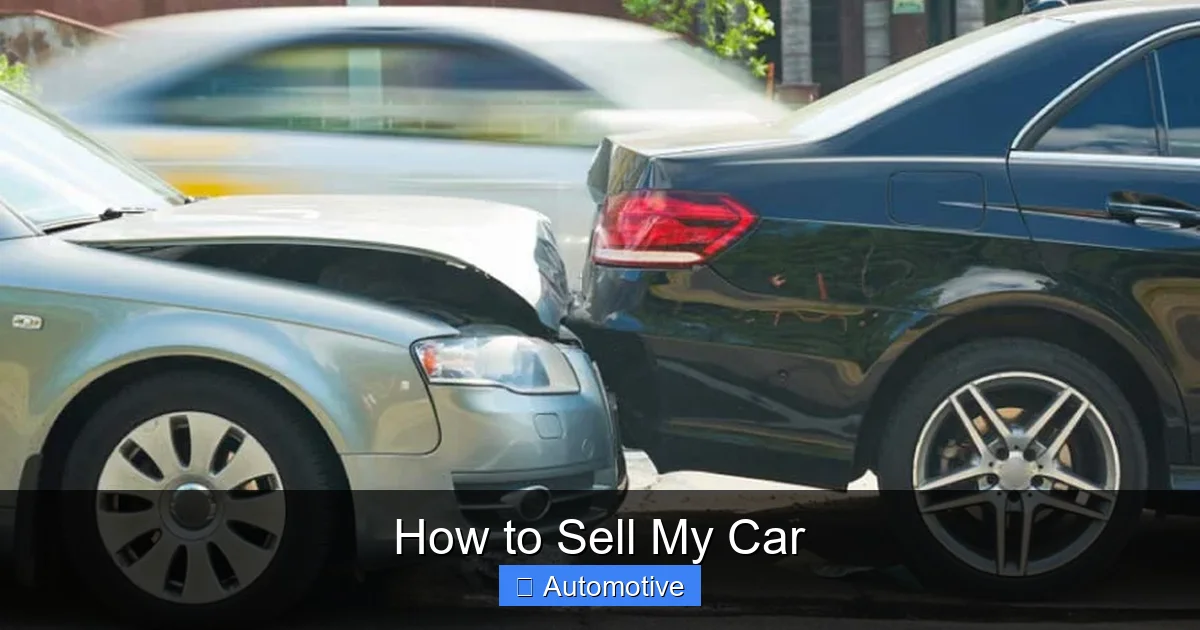 How to Sell My Car