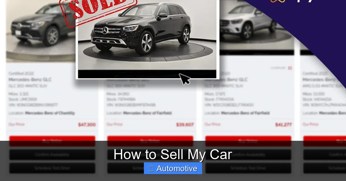How to Sell My Car